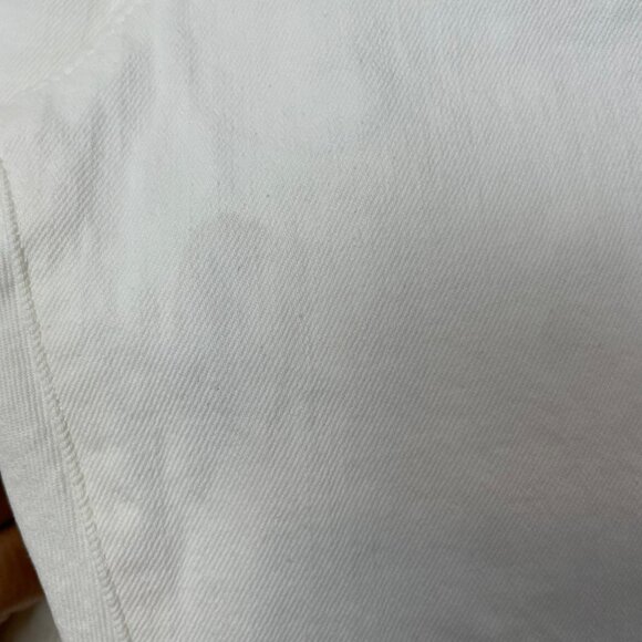 Madewell The '90s‎ Straight Crop Jean Tile White Size 27 High Rise Raw Hem NQ179 - Picture 13 of 15